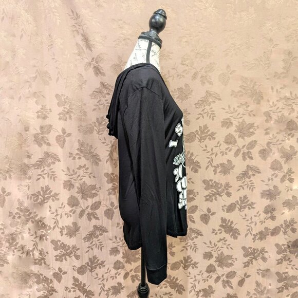 2020 80th Annual Sturgis Motorcycle Rally Hooded Long Sleeve, Size M, EUC! - Picture 5 of 9